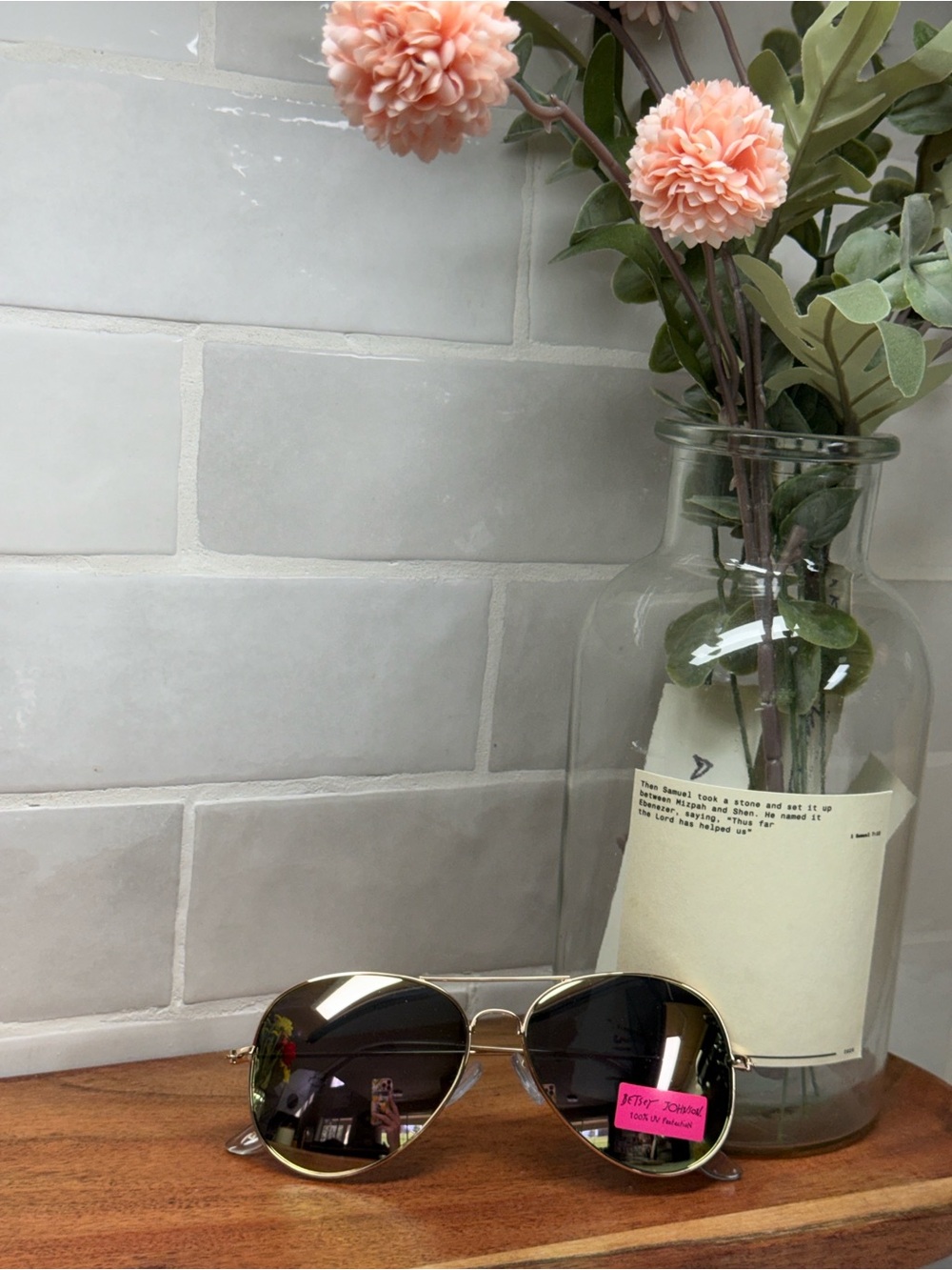 Betsey Johnson Aviators NWT- Gold Frame